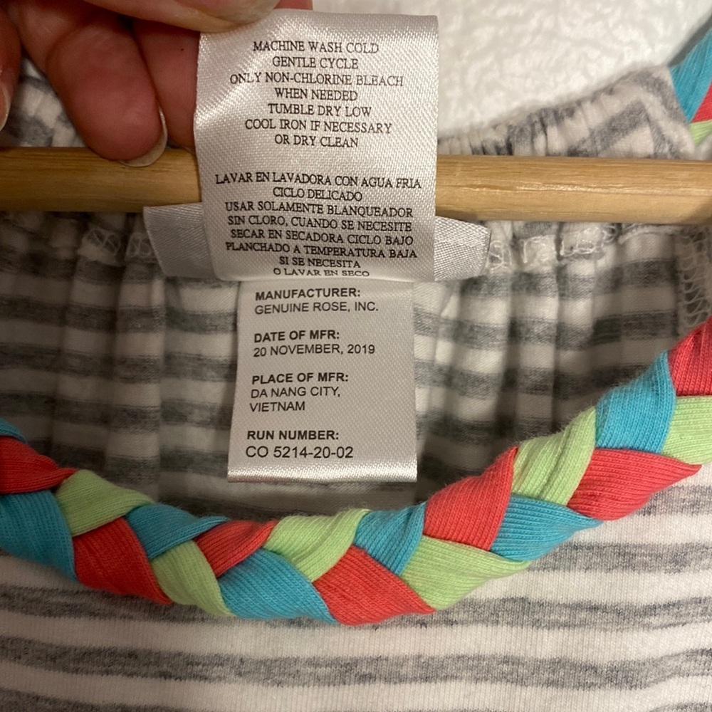 ☀️5/25☀️ Jona Michelle Girl’s Tank Dress Size 6 | Striped Size 8 - Picture 3 of 6